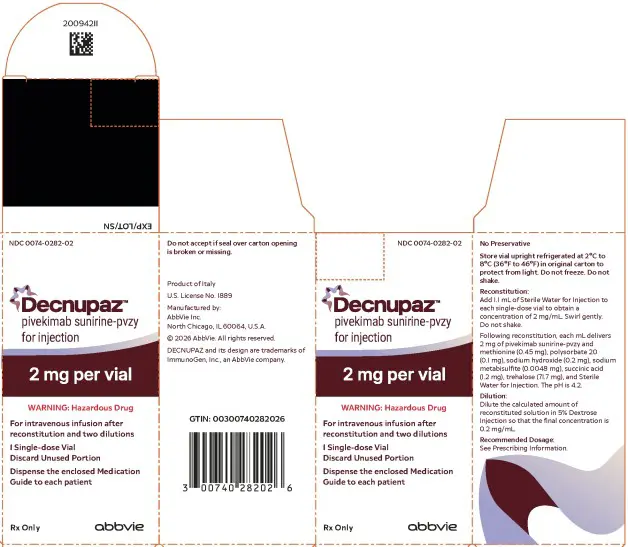 Decnupaz (pivekimab sunirine)