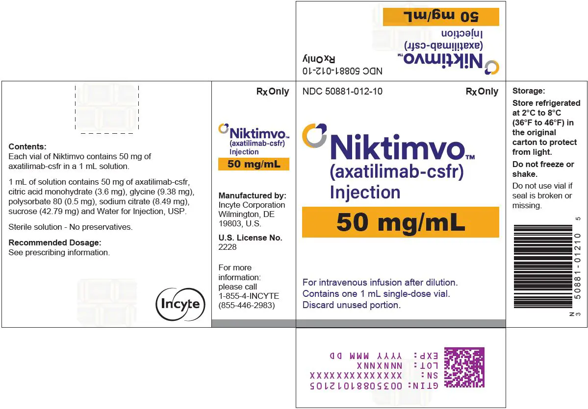 Niktimvo (axatilimab)
