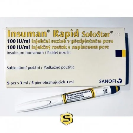 Препарат Инсуман Рапид (Insuman Rapid) 40 IU